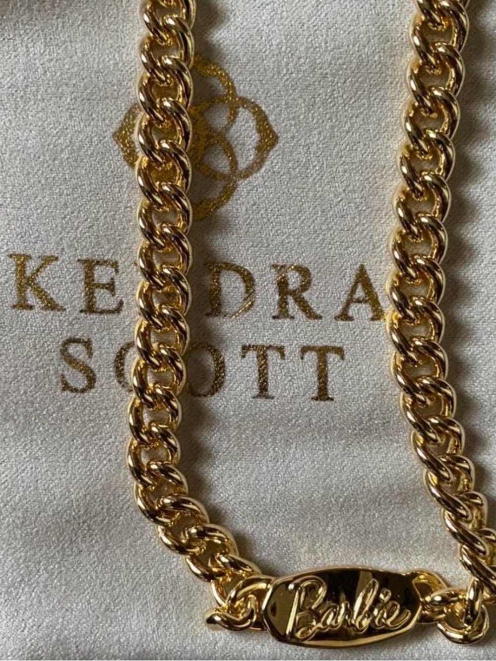 Kendra Scott x Barbie Gold Chain Necklace